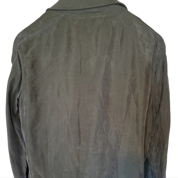 Marrakech Anthropologie Utility Jacket Womens Small Army Green Lightweight Boho - Picture 6 of 12